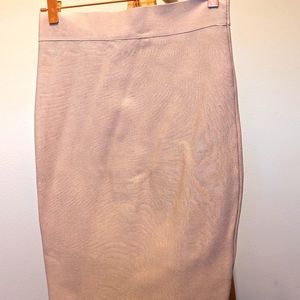 Stretchy and Sexy pencil pink skirt